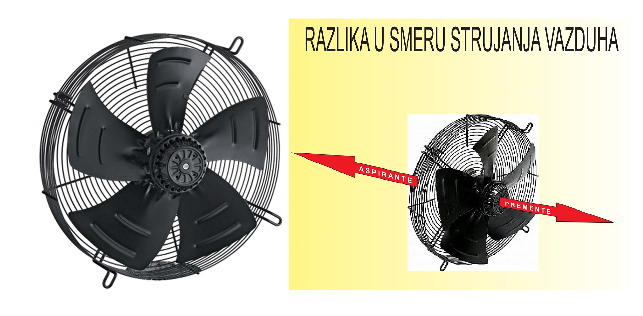 FR VENTILATOR AKSIJALNI F 300 MONO ASP 1320rpm  ROSENBERG