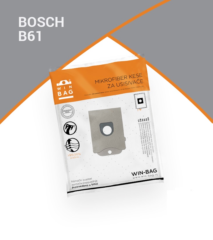 KESA ZA USISIVAC BOSCH TIP K MIKROFIBER (5 KOM.)