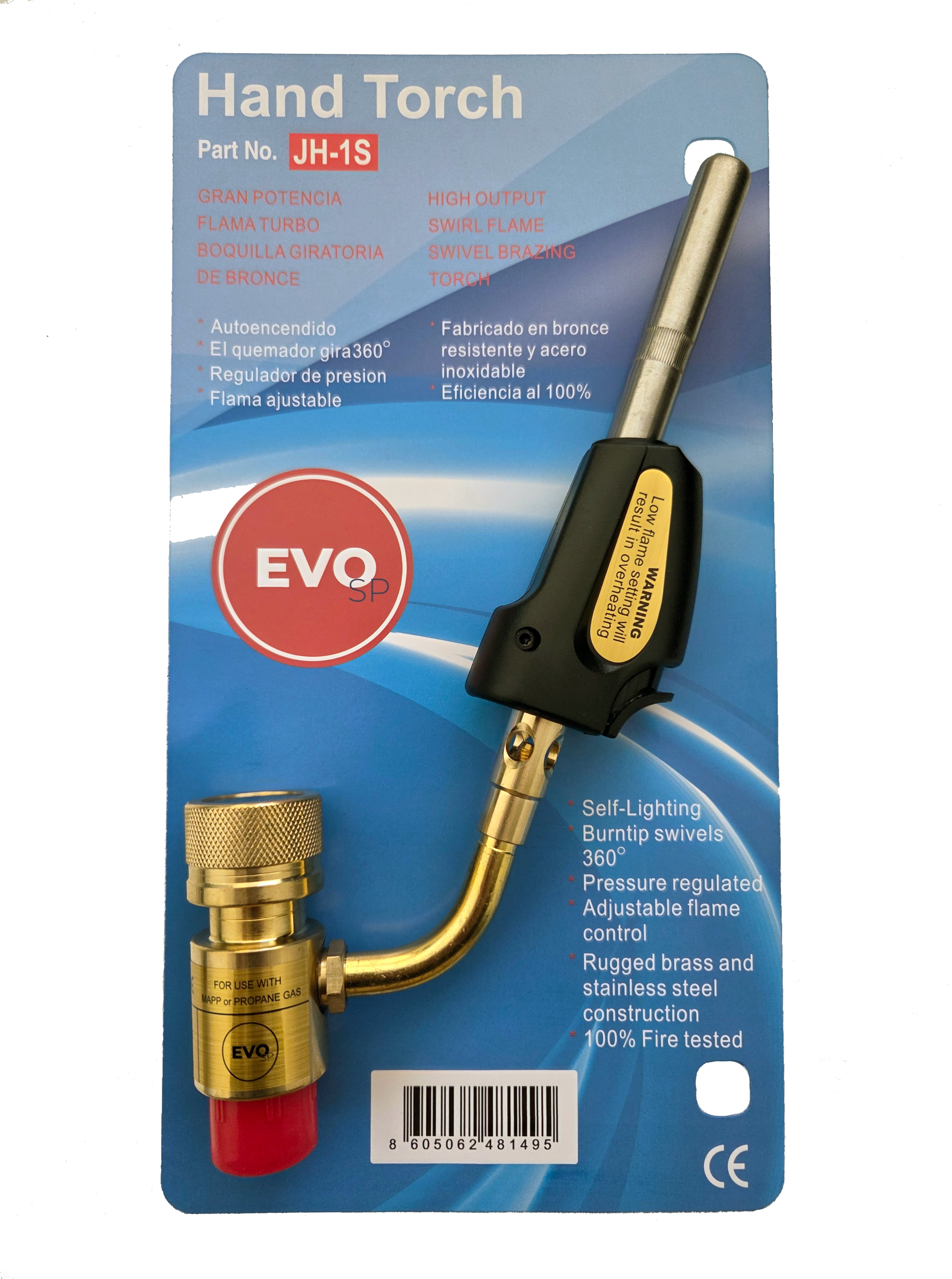 BRENER ZA MAPP GAS SA UPALJACEM JH-1S EVO SP BRENER ZA MAPP GAS SA UPALJACEM JH-1S EVO SP