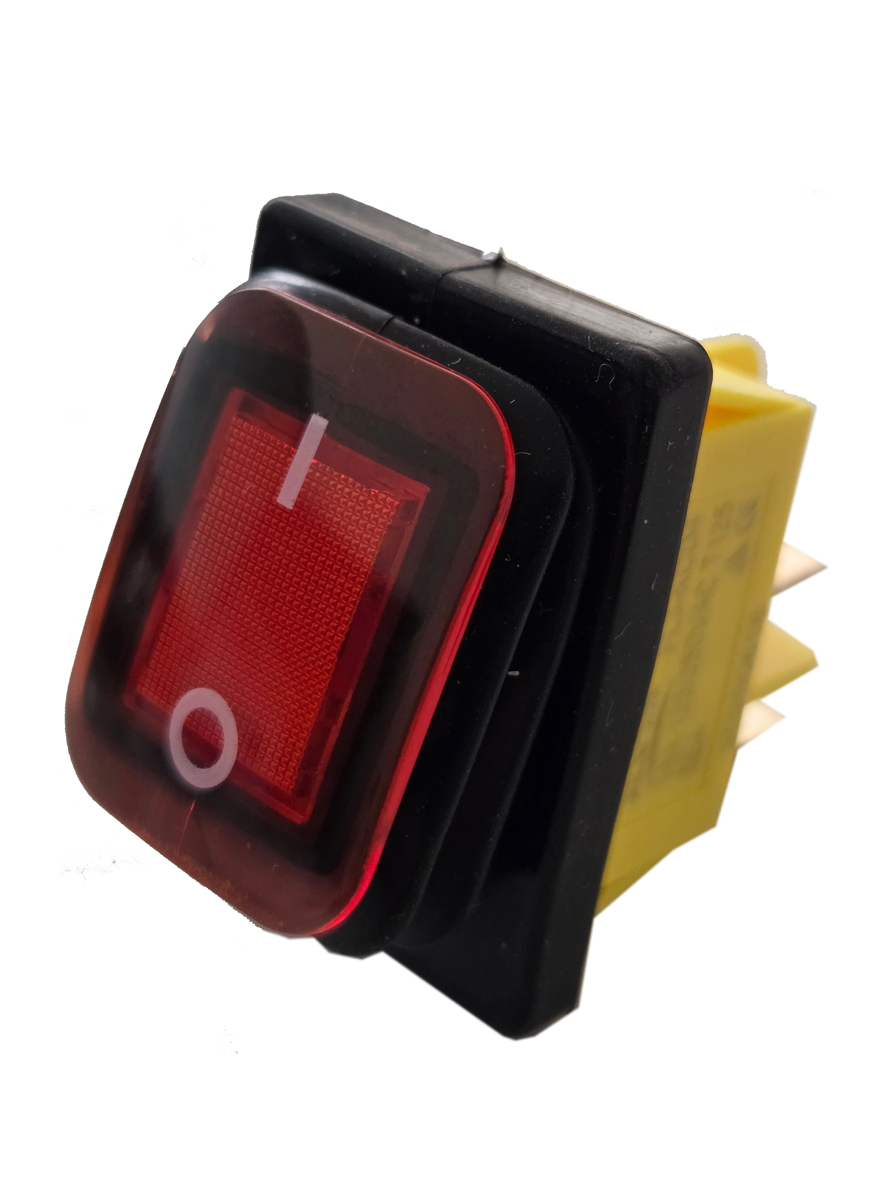 PREKIDAC ZA KAFE APARAT BIPOLARNI CRVENI 16A 250V
