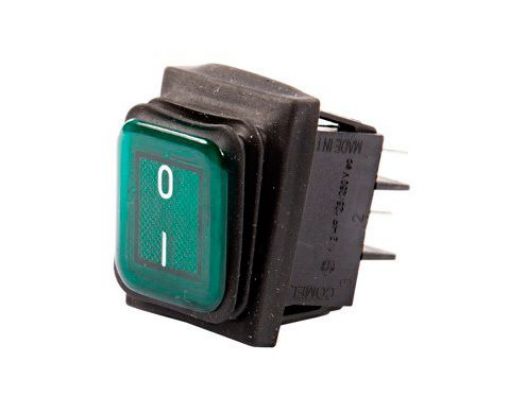 Slika PREKIDAC ZA KAFE APARAT BIPOLARNI ZELENI 16A 250V