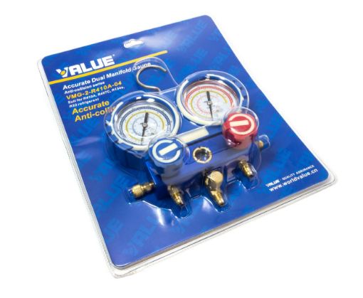 Slika MANOMETAR 2/2 R410a, R407a, R22, R134a VALUE VMG-2-R410a-04