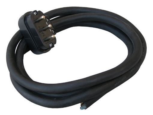 Slika KABL GGJ 5X2.5mm/2m SA VILJUSKOM crni ELID