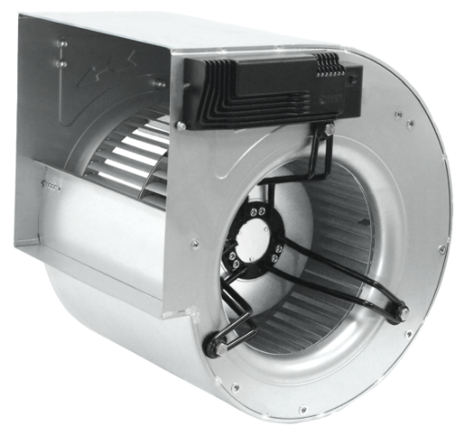 Slika VENTILATOR CENTRIFUGALNI DVOSTRUKI USISNI OTVOR EC183/18E3G01-FD10/10S1-01 WEIGUANG