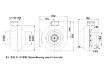 Slika VENTILATOR CENTRIFUGALNI KANALSKI LXFB2E190/44-P92/15-G125 WEIGUANG