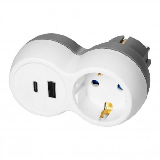 Slika UTIKAC PRIKLJUCNICA USB+C 16A OR-AE-13302 ALT. 703UN228